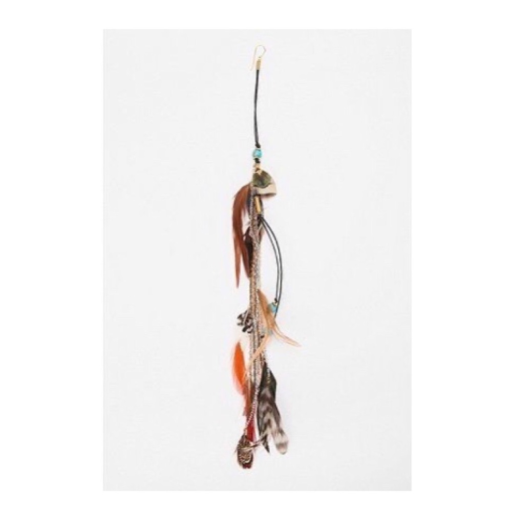 Vanessa Mooney Wild Warrior Pony Feather Earring